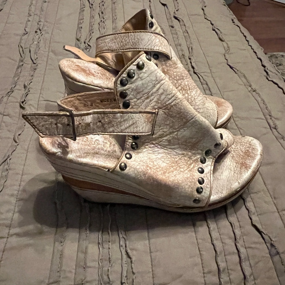 Bed Stu wedge heels.